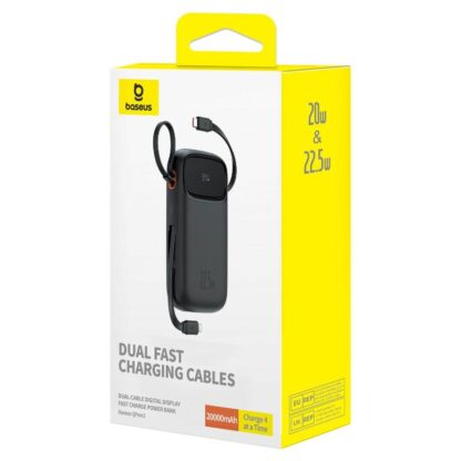 Baseus Qpow2 external battery, 10000mAh black - Image 7