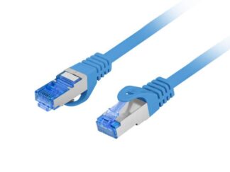 Patch cord Cat.6A S/FTP LSZH CCA 15 m blue