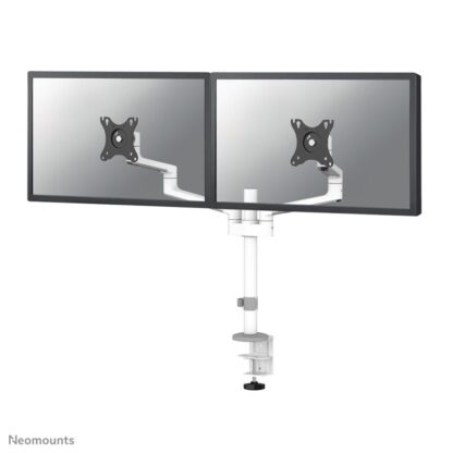 Neomounts double monitor desk stand 17"-27" white - Image 4