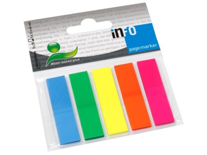 Pagemarker Info Notes 12x50mm 5/set 125 sheets