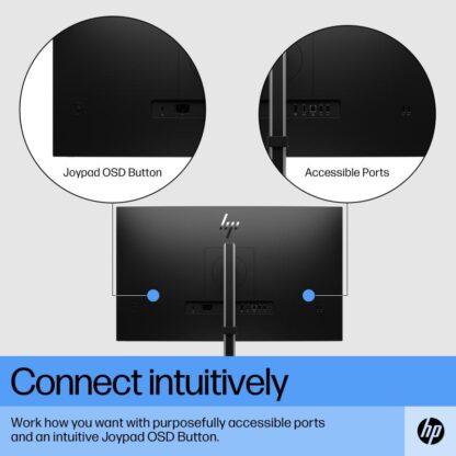 HP MONITOR E27 G5 FHD 3yw Black & Silver - Image 4