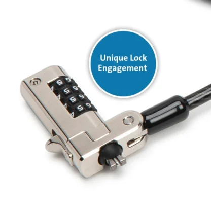Dell N17 Combination Lock for Wedge shaped Slots - Image 4