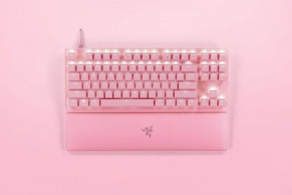 Razer Huntsman V2 TKL (Red Sw) Quartz - Image 10
