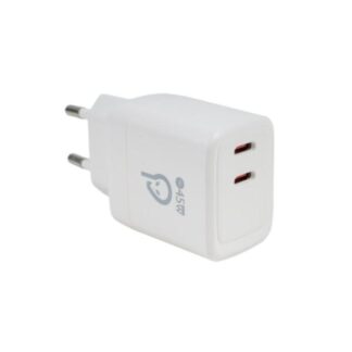Spacer GaN mains charger, 2 x USB 45W
