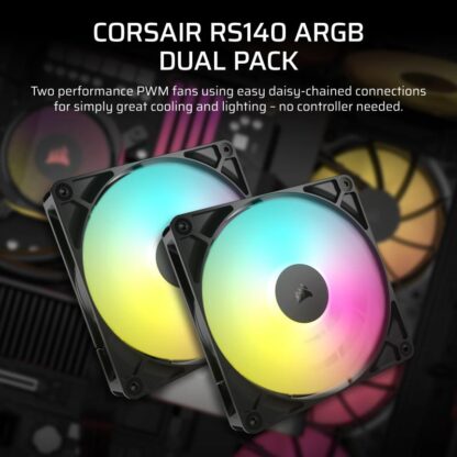 Fan Corsair RS140 ARGB BLACK - Image 6
