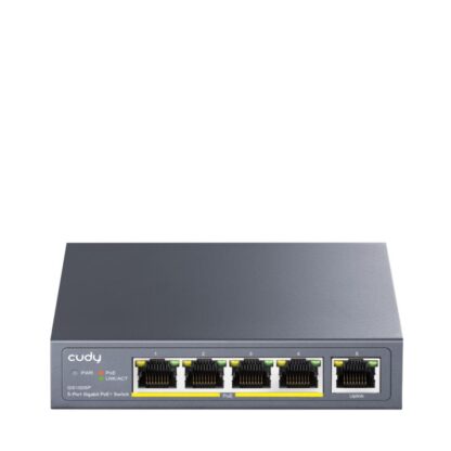 CUDY 5-Port Gigabit PoE+ Switch 60W - Image 2