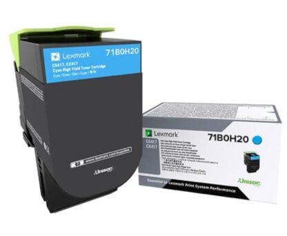 LEXMARK 71B0H20 CYAN TONER CARTRIDGE - Image 3