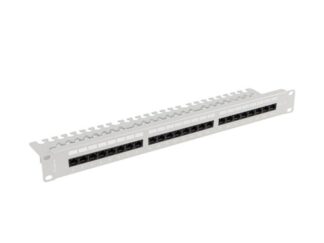 Patch panel 24 porturi 1U Cat.5e UTP gr