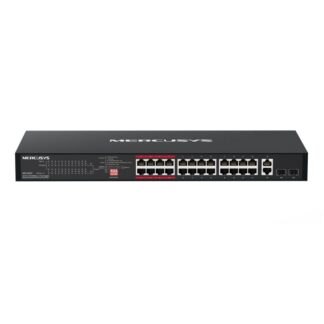 24-Port 10/100Mbps + 2-Port Gigabit Sw