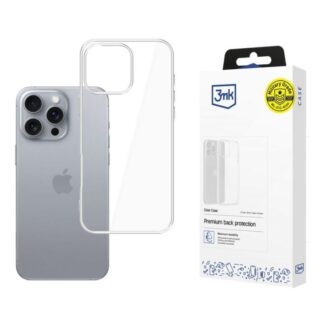 Protective cover 3mk Clear Case for iPhone 16 Pro, Transparent