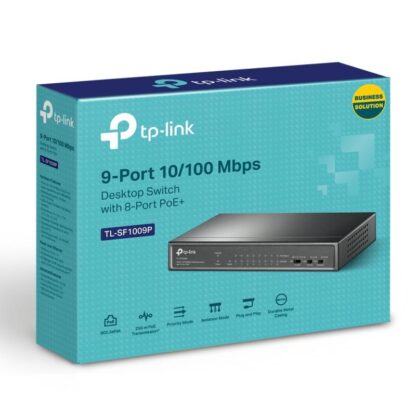 TP-Link 9P-10/100 8POE DESKTOP SWITCH - Image 6