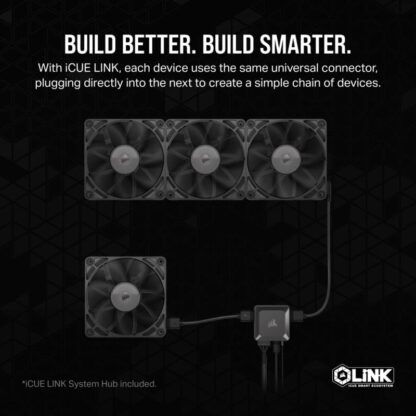 Cooler Corsair iCUE LINK RX140 BLACK - Image 5