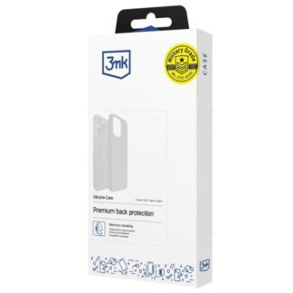 Protective cover 3mk Silicone Case Dark for iPhone 16 Pro, Military Grade, Black