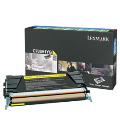 LEXMARK C736H1YG YELLOW TONER - Image 2