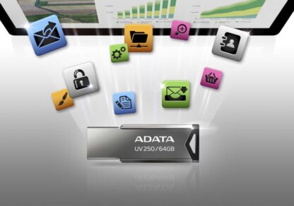 ADATA USB 16GB 2.0 UV250 SILVER - Image 9