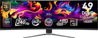 MSI MPG 491CQPX QD-OLED computer monitor
