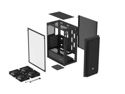 PC Case FURY SHOBO SH4F MID TOWER BLACK - Image 7
