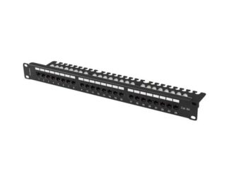Patch panel 24 porturi 1U Cat.6A UTP ng