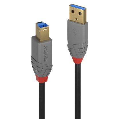 Lindy cable 1m USB 3.0 Typ A to B, Anthra Line - Image 4