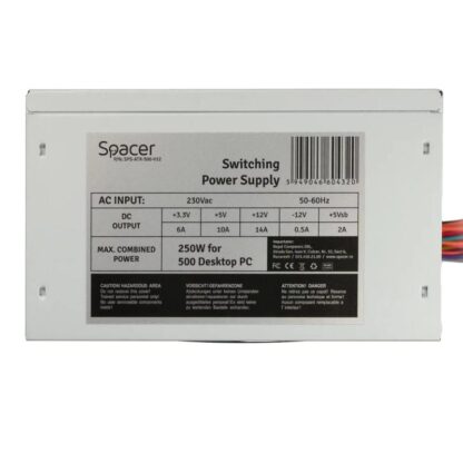 PSU Spacer ATX 500, 250W - Image 6