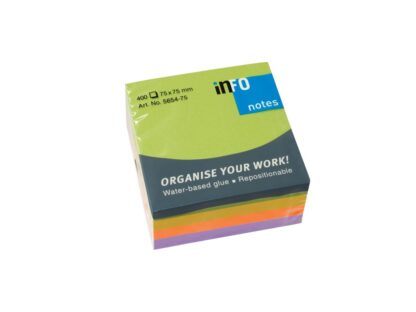 Sticky notes Spring cube Info Notes 75x75mm, 400 sheets