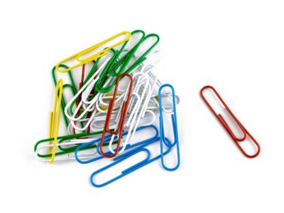 Paperclips color, 50mm, no.5, 100/box