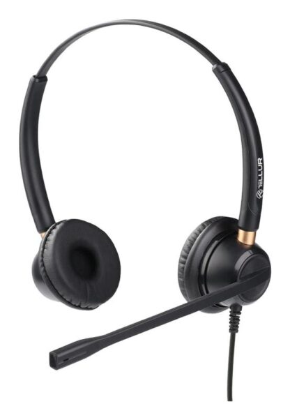 Tellur Voice 5200N USB headphones, black - Image 5