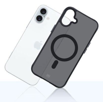 Protective cover 3mk Smoke MagCase for iPhone 16 Plus, Semi-Transparent - Image 3