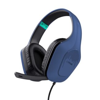 Trust GXT 415B Zirox wired headphones blue