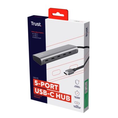 Hub Trust Halyx 5 x USB-C, gray - Image 13