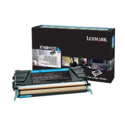 LEXMARK X748H3CG CYAN TONER - Image 2