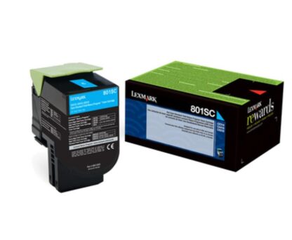 LEXMARK 80C2SC0 CYAN TONER - Image 2