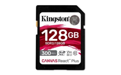 SD CARD Kingston 128GB CL10 UHS-I Canvas React Plus - Image 2