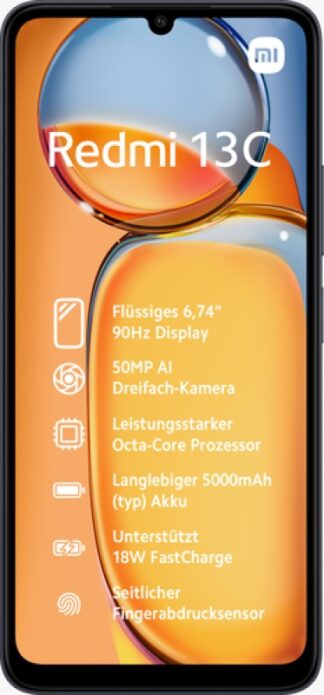 Xiaomi Redmi 13C 6+128GB DualSIM 5G Black