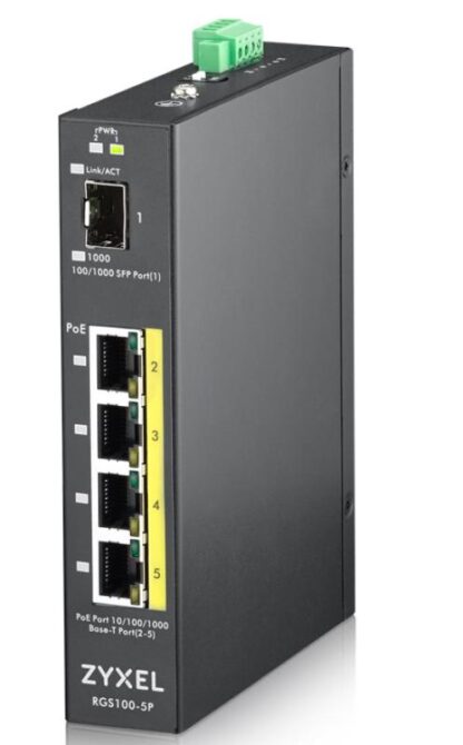 ZYXEL RGS100-5P 5PORT GBE POE SWITCH - Image 3