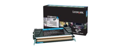 LEXMARK X748H1CG CYAN TONER - Image 2