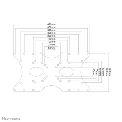 Neomounts Newstar vesa adapter plate 400x200 - Image 4