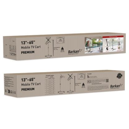 Barkan Mobile TV Mount Cart 13"-65" - Image 12