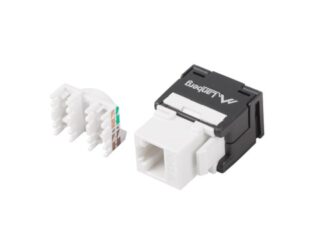 Keystone module RJ45LSA Cat.6 UTP 180°