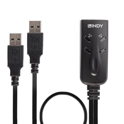 Switch KM Lindy 2 Port USB 1.1m, black - Image 4