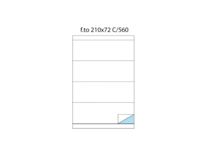 Labels 4 / A4 210x70 100 / box