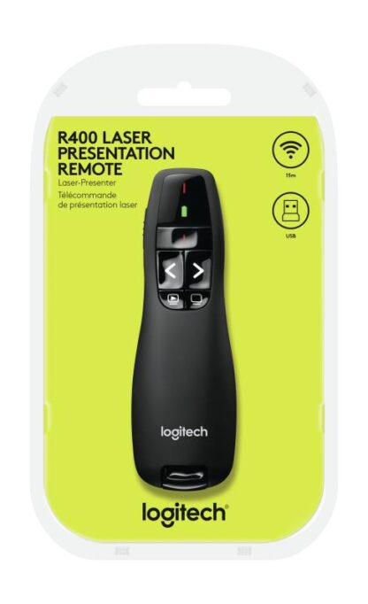 Logitech R400 presenter, black - Image 5