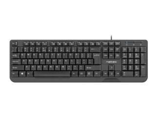 Tastatura Natec Trout Slim, negru