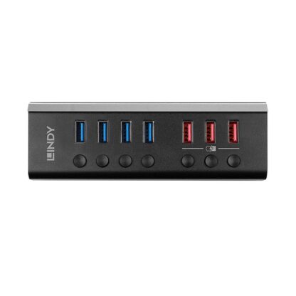 Hub Lindy 7 Port USB 3.0 3x QuickCharge - Image 4