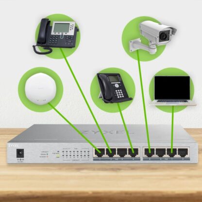 ZYXEL GS1008-HP 8PORT POE DESKTOP SWITCH - Image 9