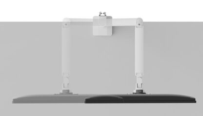 Neomounts 17"-35" silver dual monitor desk stand - Image 6