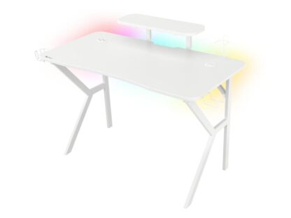 Gaming desk Genesis Holm 320 RGB white - Image 6