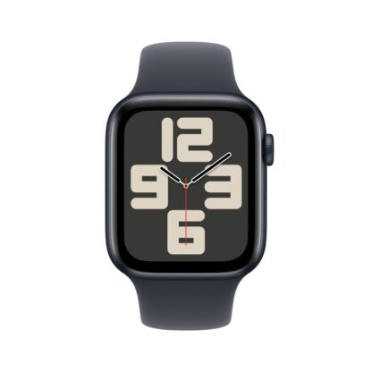 Apple Watch SE GPS 44mm Midnight Aluminium Case with Midnight Sport Band - S/M - Image 3