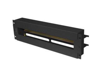 Voltage distribution panel 19" black