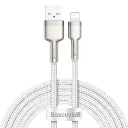 Cable Baseus Cafule Metal 2m, white - Image 6